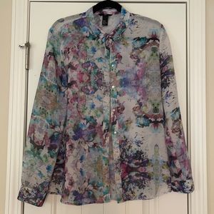 ***like new*** H&M water color print blouse